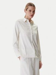 Guess Koszula W5RH40 WFQC2 Écru Regular Fit. Koszule damskie Guess, xl, z aplikacjami, z syntetyku, bez kołnierzyka, bez ramiączek. Za 479.99 zł.