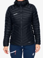 Kurtka puchowa damska Mammut Broad Peak IN Hooded Jacket. Czarne kurtki damskie Mammut, na zimę, l, bez wzorów, z materiału, bez kaptura. Za 1,418.99 zł.