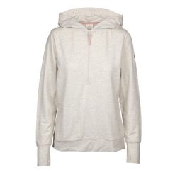 Trespass Zia - Damska bluza z kapturem na co dzień Kremowa Marl. Brązowe bluzy damskie Trespass, bez wzorów, z kapturem. Za 312.99 zł.