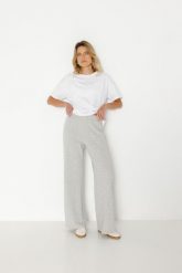 SPODNIE JESS SZARY MELANŻ XS - Flawless. Szare rurki damskie Flawless, s, bez wzorów, z gumy. Za 319.00 zł.