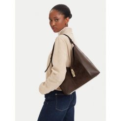 Torebka Furla. Brązowe torebki klasyczne damskie Furla, bez dodatków. Za 1,439.00 zł.