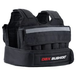 Kamizelka obciążeniowa z obciążeniem DBX BUSHIDO 30 kg (12 x 2,5 kg). Kamizelki damskie DBX BUSHIDO, uniwersalny, bez wzorów, bez kaptura. Za 499.99 zł.