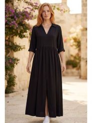 SOULSHAE Sukienka w kolorze czarnym rozmiar: L/XL. Czarne sukienki damskie SOULSHAE, bez wzorów, bez ramiączek. Za 174.95 zł.