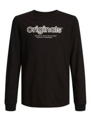 Jack & Jones Junior Bluzka 12247606 Czarny Standard Fit. Czarne t-shirty i koszulki chłopięce Jack & Jones Junior, bez wzorów, z bawełny, bez kołnierzyka, bez ramiączek. Za 74.99 zł.
