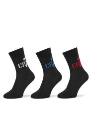Cristiano Ronaldo CR7 Skarpety długie 300-8470-8010 Czarny. Czarne skarpetki chłopięce Cristiano Ronaldo CR7, bez wzorów, z bawełny. Za 59.99 zł.