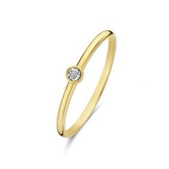 Isabel Bernard Isabel Bernard De La Paix Inaya 14 Karat | Gold Ring | Diamant 0.01 Karat | IBD330027-60 Pierścionki 1 ct Damski. Żółte pierścionki damskie Isabel Bernard, z diamentem, złote. Za 1,698.99 zł.