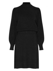 MOSS COPENHAGEN Sukienka w kolorze czarnym rozmiar: M/L. Czarne sukienki damskie Moss Copenhagen, bez wzorów, z wiskozy, klasyczne, bez ramiączek. Za 178.79 zł.