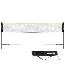 Siatka do badmintona i tenisa - 510 cm - torba w komplecie. Czarne torby podróżne VIRTUFIT, bez wzorów, z materiału. Za 253.00 zł.