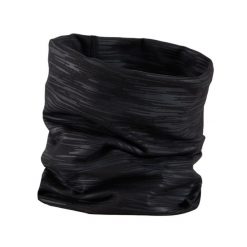 Komin do biegania Kiprun Warm+ ocieplany. Czarne kominy damskie KIPRUN, bez wzorów, z elastanu. Za 29.99 zł.