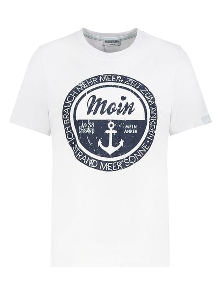 Eight2Nine Koszulka w kolorze białym rozmiar: M. Białe koszulki damskie Eight2Nine, m, bez wzorów, z bawełny, bez kołnierzyka, bez ramiączek. Za 43.99 zł.