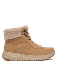 Skechers Trapery On-The-Go Stellar - Alpine Adventure 144756 Beżowy. Brązowe trapery damskie Skechers, ze skóry, bez zapięcia. Za 429.99 zł.