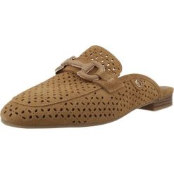 Sandały CARMELA 163138C Brązowy. Brązowe sandały damskie Carmela, bez wzorów, ze skóry, bez obcasa, bez zapięcia. Za 325.99 zł.