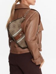 Guess Torebka Erenia HWSO78 38180 Brązowy. Brązowe torebki klasyczne damskie Guess, ze skóry, bez dodatków. Za 399.99 zł.