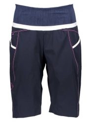 Crazy Szorty funkcyjne w kolorze granatowym rozmiar: L. Niebieskie spodenki sportowe damskie Crazy, l, bez wzorów, z materiału, z podwyższonym stanem, outdoorowe. Za 105.38 zł.