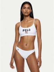 Polo Ralph Lauren Dół od bikini 21612538 Biały. Białe bikini Polo Ralph Lauren, bez wzorów, z syntetyku. Za 499.99 zł.