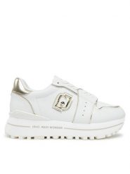 Liu Jo Sneakersy BA5029 PX179 Biały. Białe obuwie sportowe damskie Liu Jo, ze skóry, bez zapięcia. Za 499.99 zł.