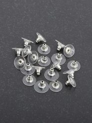 Lodie Silver Zatyczki (20 szt.) do kolczyków rozmiar: onesize. Szare kolczyki damskie Lodie Silver, metalowe. Za 43.95 zł.