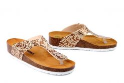 DR. BRINKMANN 700903-00 bunt, klapki japonki damskie. Żółte klapki damskie Dr. Brinkmann, bez wzorów, bez obcasa, bez zapięcia. Za 165.67 zł.