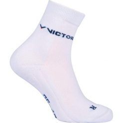 Skarpety sportowe Victor Performance - 2 pak. Białe skarpetki damskie Victor, bez wzorów, z bawełny. Za 69.99 zł.