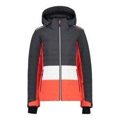 Damska kurtka narciarska softshell CMP. Czarne kurtki damskie CMP, na zimę, bez wzorów, z softshellu, bez kaptura. Za 733.90 zł.