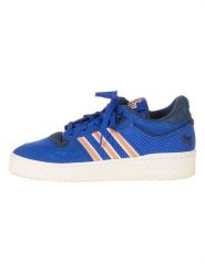 Adidas Skórzane sneakersy "Rivalry Low 86" w kolorze granatowym rozmiar: 44 2/3. Niebieskie obuwie sportowe damskie Adidas, bez zapięcia. Za 176.08 zł.