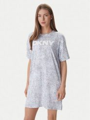 DKNY Koszula nocna YI30093 Niebieski Regular Fit. Niebieskie koszule nocne i halki DKNY, bez wzorów, z syntetyku, bez ramiączek. Za 319.99 zł.