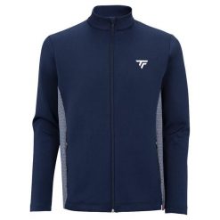Kurtka z dresu Tecnifibre Tour 2024. Niebieskie kurtki damskie TECNIFIBRE, na wiosnę, l, bez wzorów, z dresówki, bez kaptura. Za 599.00 zł.