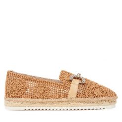 Espadryle Alma En Pena. Brązowe espadryle damskie Alma En Pena, bez wzorów, bez obcasa. Za 399.99 zł.