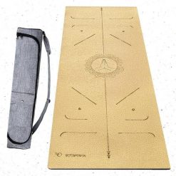 Mata jogi korka Hi-tech 6mm +Torba wodoodporna 3 materiały dla większej wygody3. Brązowe torby sportowe ACHAMANA, bez wzorów, z kauczuku, małe. Za 486.00 zł.