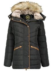 Maison Montaigne Kurtka zimowa "Ajumai" w kolorze czarnym rozmiar: XL. Czarne kurtki damskie Maison Montaigne, na zimę, xl, bez wzorów, z puchu, bez kaptura. Za 319.88 zł.