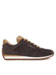 MICHAEL Michael Kors Sneakersy Rhodes 43F5RHFS1S Brązowy. Brązowe obuwie sportowe damskie MICHAEL Michael Kors, ze skóry, bez zapięcia. Za 609.99 zł.