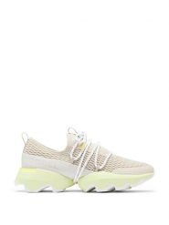 Sorel Sneakersy "Kineic" w kolorze beżowym rozmiar: 38,5. Brązowe obuwie sportowe damskie Sorel, z materiału, bez zapięcia. Za 234.42 zł.