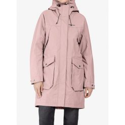 Płaszcz damski Didriksons Thelma Parka 10. Czerwone parki damskie Didriksons, bez wzorów, bez kaptura. Za 781.99 zł.