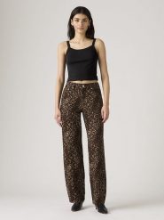 Levi's Spodnie w kolorze brązowym rozmiar: W27/L30. Brązowe spodnie materiałowe damskie Levi's, z aplikacjami, z bawełny. Za 209.95 zł.