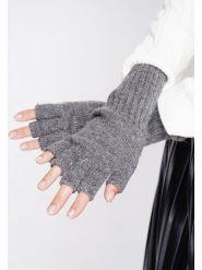 ASSUILI Rękawiczki w kolorze szarym rozmiar: onesize. Szare rękawiczki damskie Assuili, bez wzorów, z materiału. Za 96.14 zł.