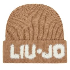 Czapka Liu Jo. Brązowe czapki damskie Liu Jo, na zimę, bez wzorów. Za 219.99 zł.