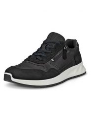 Ecco Skórzane sneakersy "Otm" w kolorze czarnym rozmiar: 40. Czarne obuwie sportowe damskie ECCO, bez zapięcia. Za 250.35 zł.