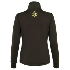 Bluza jeździecka damska EQUESTRIAN QUEEN Arianna 24AW zasuwana. Brązowe bluzy damskie EQUESTRIAN QUEEN, xs, bez wzorów, bez kaptura. Za 268.99 zł.