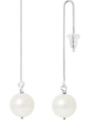 Pearline Srebrne kolczyki-wkrętki z perłami rozmiar: onesize. Białe kolczyki damskie Pearline, z perłą, srebrne. Za 130.99 zł.