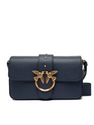 PINKO Torebka Love One Mini Slouchy Fl Ai 25-26 PLTT 104340 A0QO Niebieski. Niebieskie torebki klasyczne damskie Pinko, ze skóry, bez dodatków. Za 1,379.00 zł.