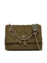 Guess Torebka Giully II HWCG96 73200 Zielony. Zielone torebki wieczorowe damskie Guess, z aplikacjami, z materiału, bez dodatków. Za 399.99 zł.
