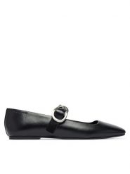 Calvin Klein Baleriny HW0HW03037 Czarny. Czarne balerinki damskie Calvin Klein, bez wzorów, ze skóry. Za 489.99 zł.