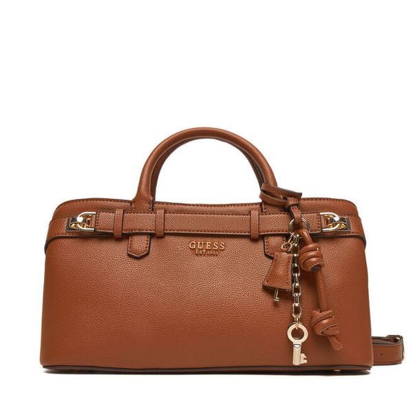 Torebka Guess. Brązowe torebki klasyczne damskie Guess, bez dodatków. Za 349.99 zł.