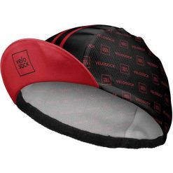 Czapka rowerowa z daszkiem dla dorosłych Velosock. Czarne czapki z daszkiem damskie VELOSOCK, bez wzorów. W wyprzedaży za 69.99 zł.