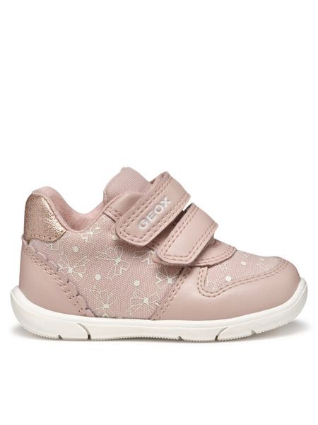 Geox Sneakersy B Zapito B556DA 0AW54 C8172 Różowy. Czerwone buty sportowe dziewczęce Geox, z materiału, bez zapięcia. Za 138.99 zł.