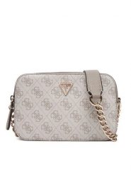 Guess Torebka Noelle II HWBG96 72140 Beżowy. Brązowe torebki wieczorowe damskie Guess, z aplikacjami, ze skóry, bez dodatków. Za 419.99 zł.