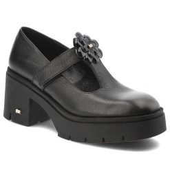 Czarne Półbuty Karino Buty Damskie Na Obcasie. Czarne półbuty damskie Karino, bez wzorów, ze skóry, bez obcasa, na obcasie, bez zapięcia. Za 469.00 zł.