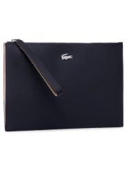 Lacoste Torebka Clutch NF2791AA Czarny. Czarne torebki wieczorowe damskie Lacoste, bez wzorów, ze skóry, bez dodatków. Za 309.99 zł.