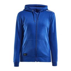 Damska bluza z kapturem zapinana na zamek Craft community. Zielone bluzy damskie Craft, l, bez wzorów, z bawełny, z kapturem. Za 254.30 zł.