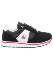 Benetton Sneakersy w kolorze czarno-białym rozmiar: 38. Białe obuwie sportowe damskie Benetton, bez zapięcia. Za 184.46 zł.
